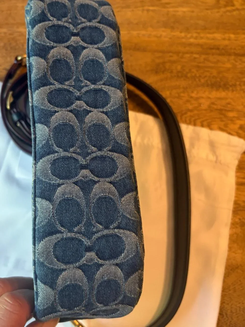 Coach Denim Swinger Bag